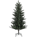 HOMCOM Sapin de Noël artificiel 180 cm arbre de Noël avec support en acier pliable, 467 branches, décoration de Noël effet réaliste, vert