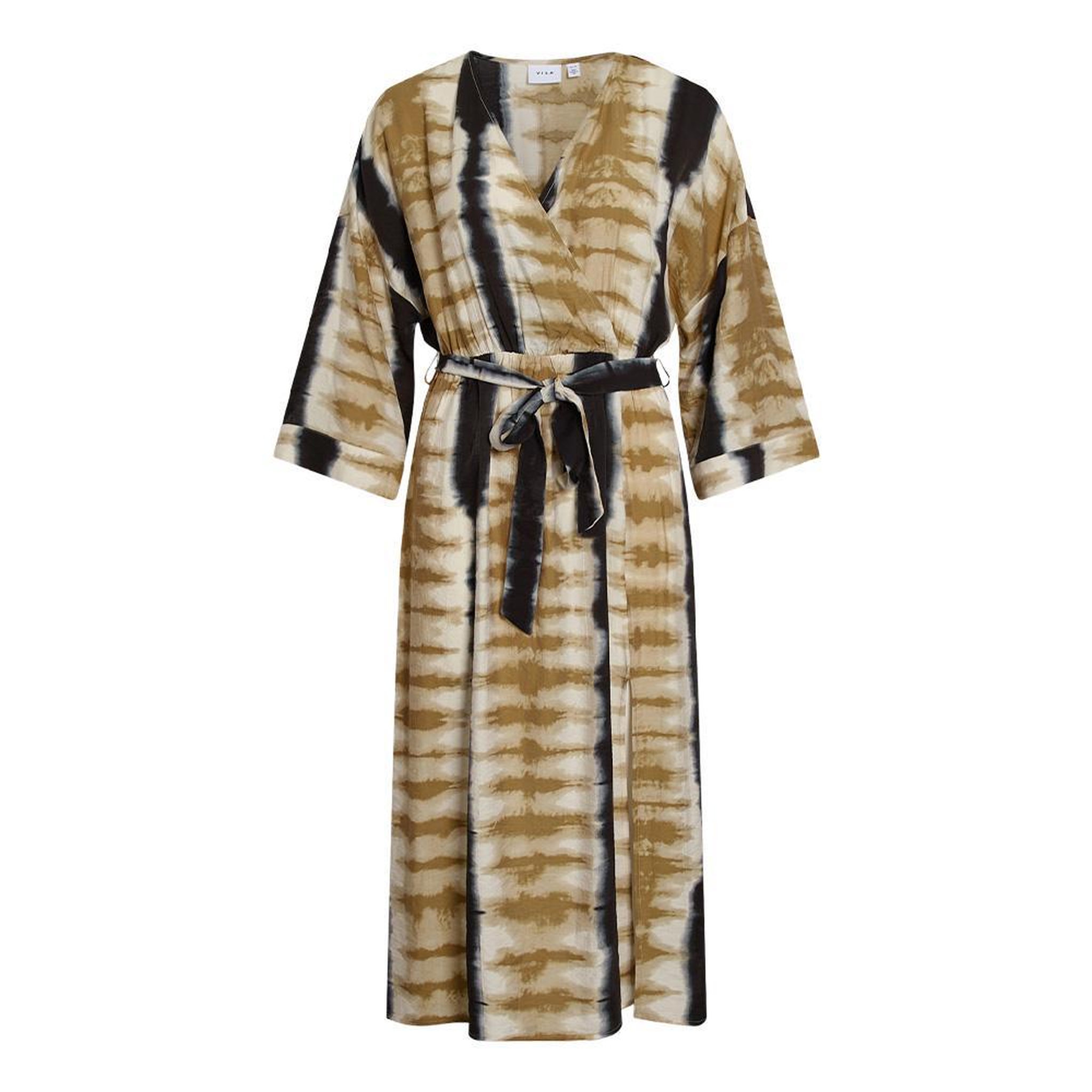 Voir la diapositive 1 : Vila Robe Marron/Marine Femme Vila Viwrinkle