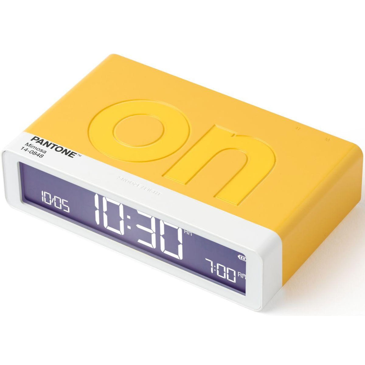 LEXON Réveil x Pantone Flip Classic Mimosa