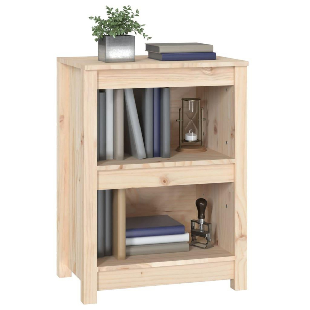 VIDAXL Bibliotheque 50x35x68 cm Bois de pin massif