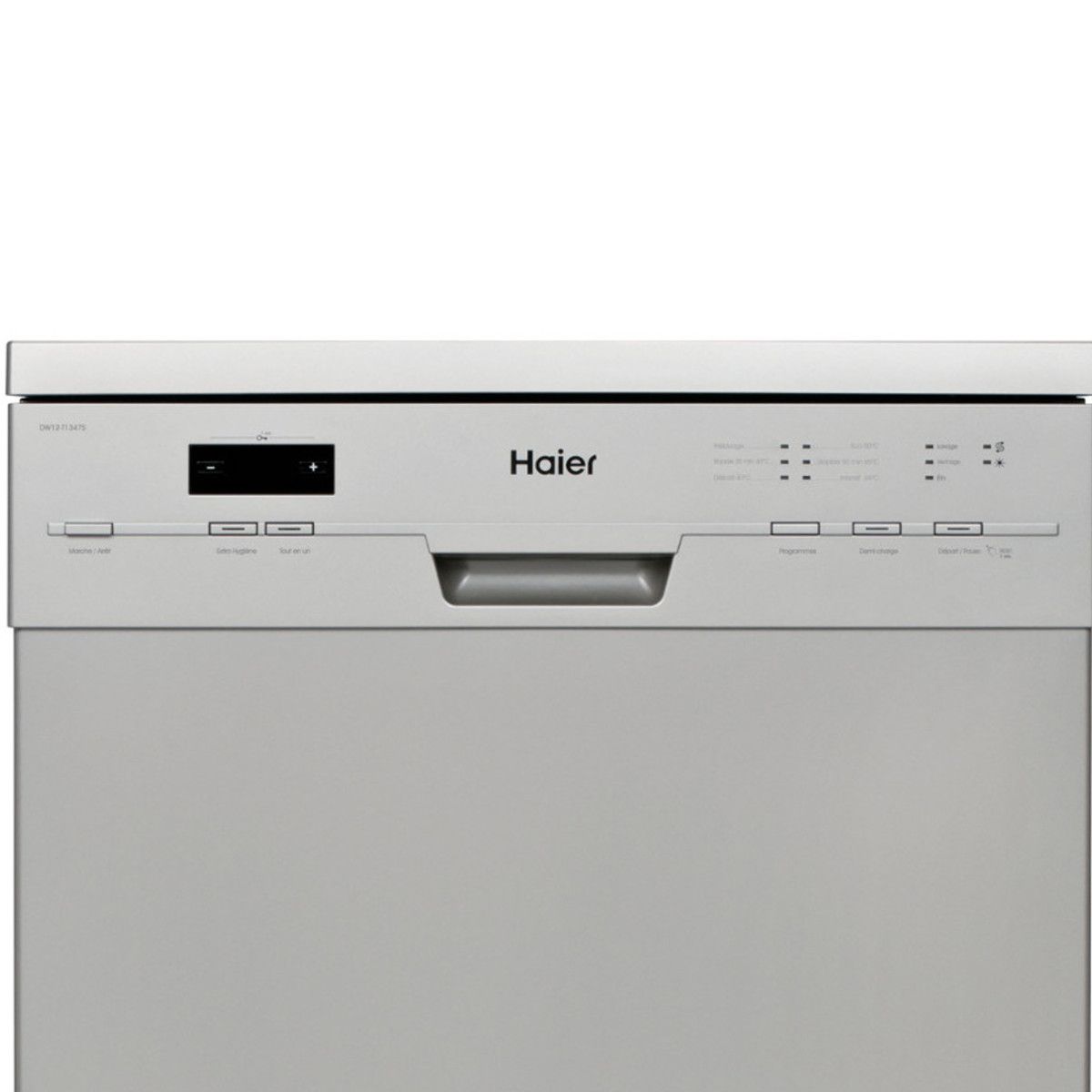 HAIER Lave-vaisselle DW12-T1347S, 12 Couverts, 47 dB, 6 Programmes, Pose libre