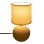 Voir la diapositive 4 : ATMOSPHERA Lampe à Poser Céramique  Boule  25cm Ocre