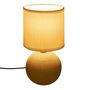 Voir la diapositive 4 : ATMOSPHERA Lampe à Poser Céramique  Boule  25cm Ocre