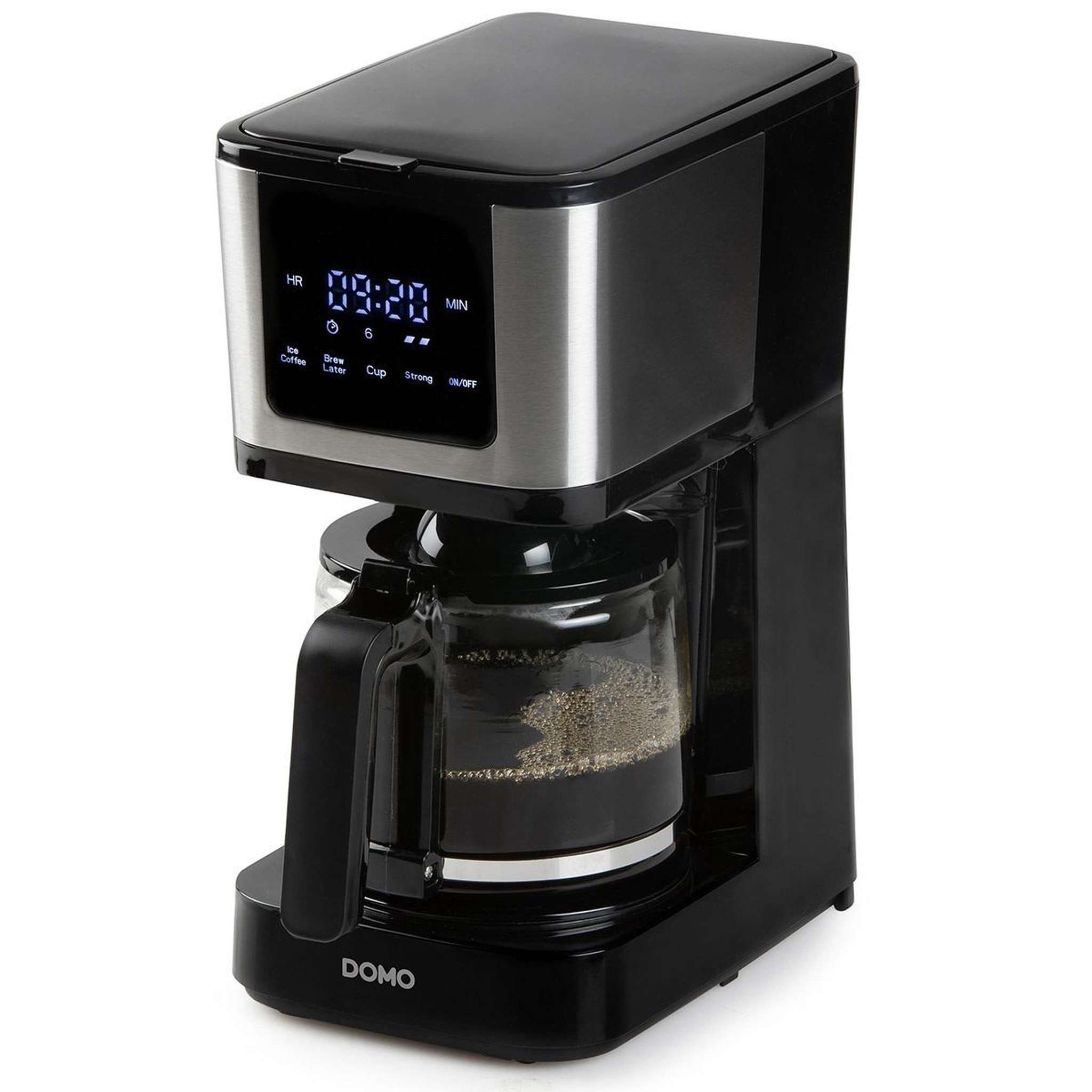 Domo Cafetière filtre programmable 10 tasses 900w noir - do733k