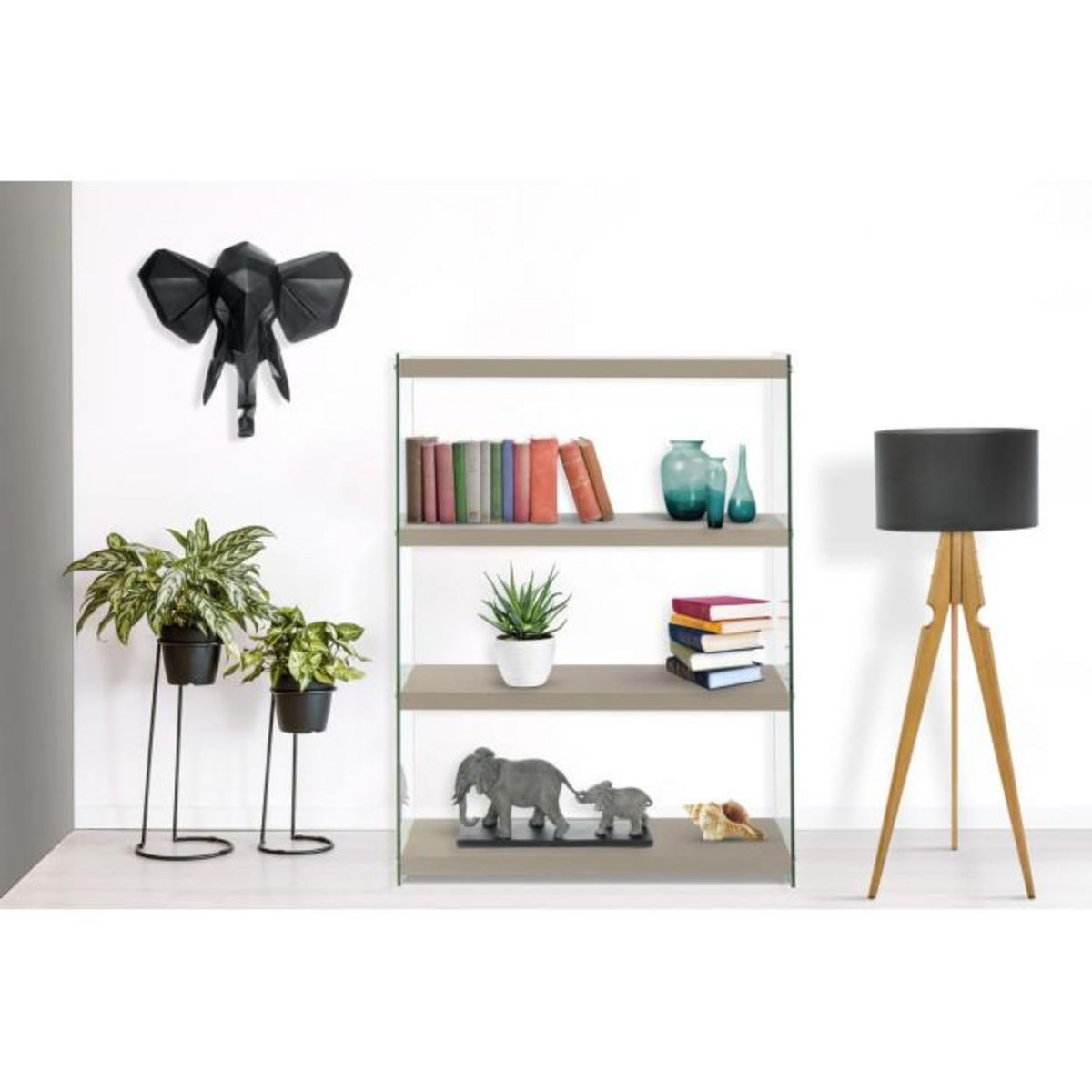 Paris Prix Étagère 4 Niveaux  Elementary  113cm Argent