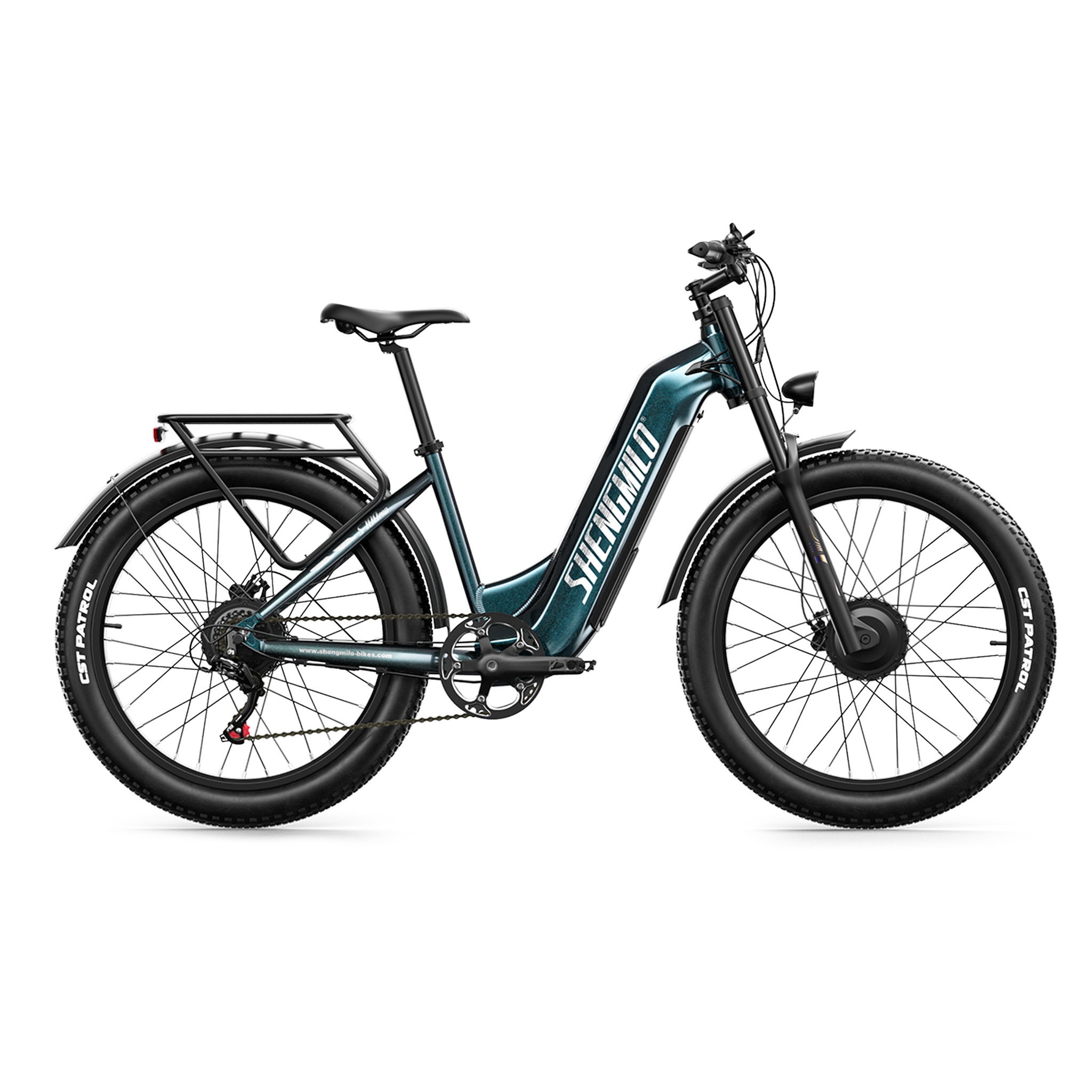SHENGMILO Vélo électrique tout-terrain shengmilo s700 pro, batterie amovible 48 v 25 ah, vert