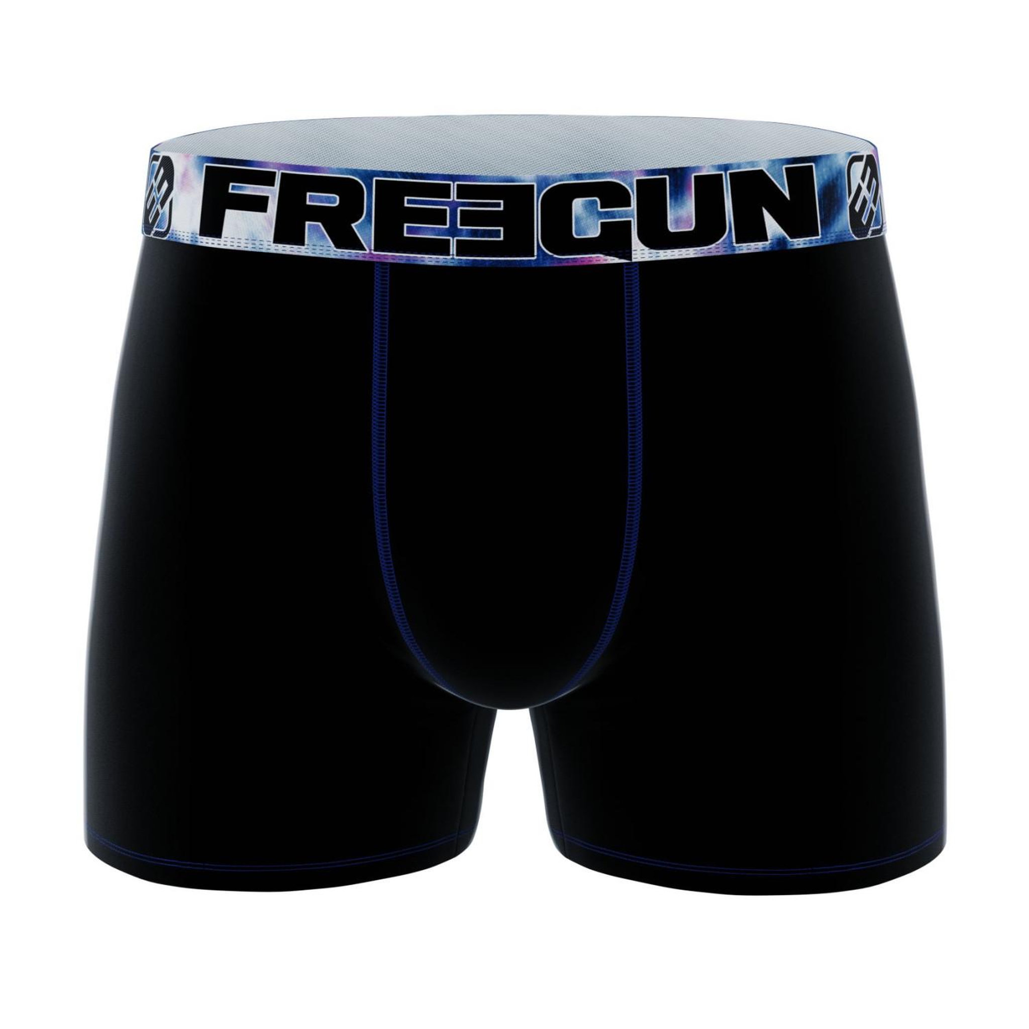 Voir la diapositive 3 : FREEGUN Lot de 3 boxers enfant Uni Rainbow