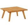 Voir la diapositive 4 : VIDAXL Repose-pied de jardin avec coussin 60x60x29 cm Bois d'acacia