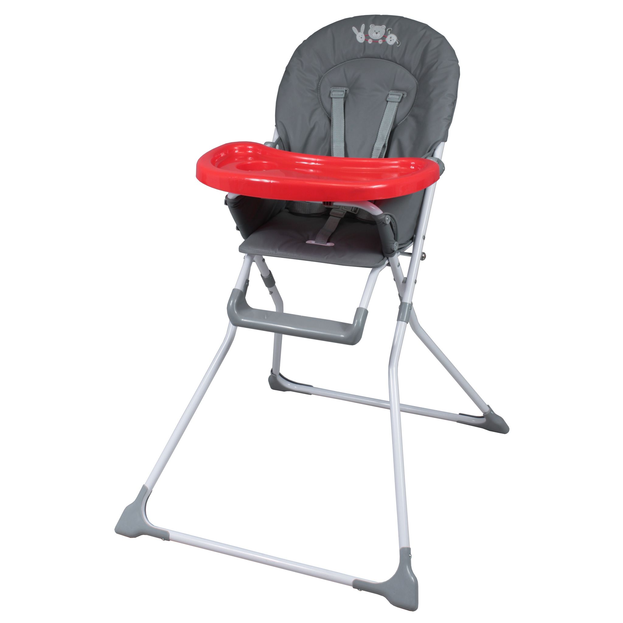 Chaise Haute Bambisol évolutive - Pliable, 6 Hauteurs, Harnais 5 Points - Vert Tilleul