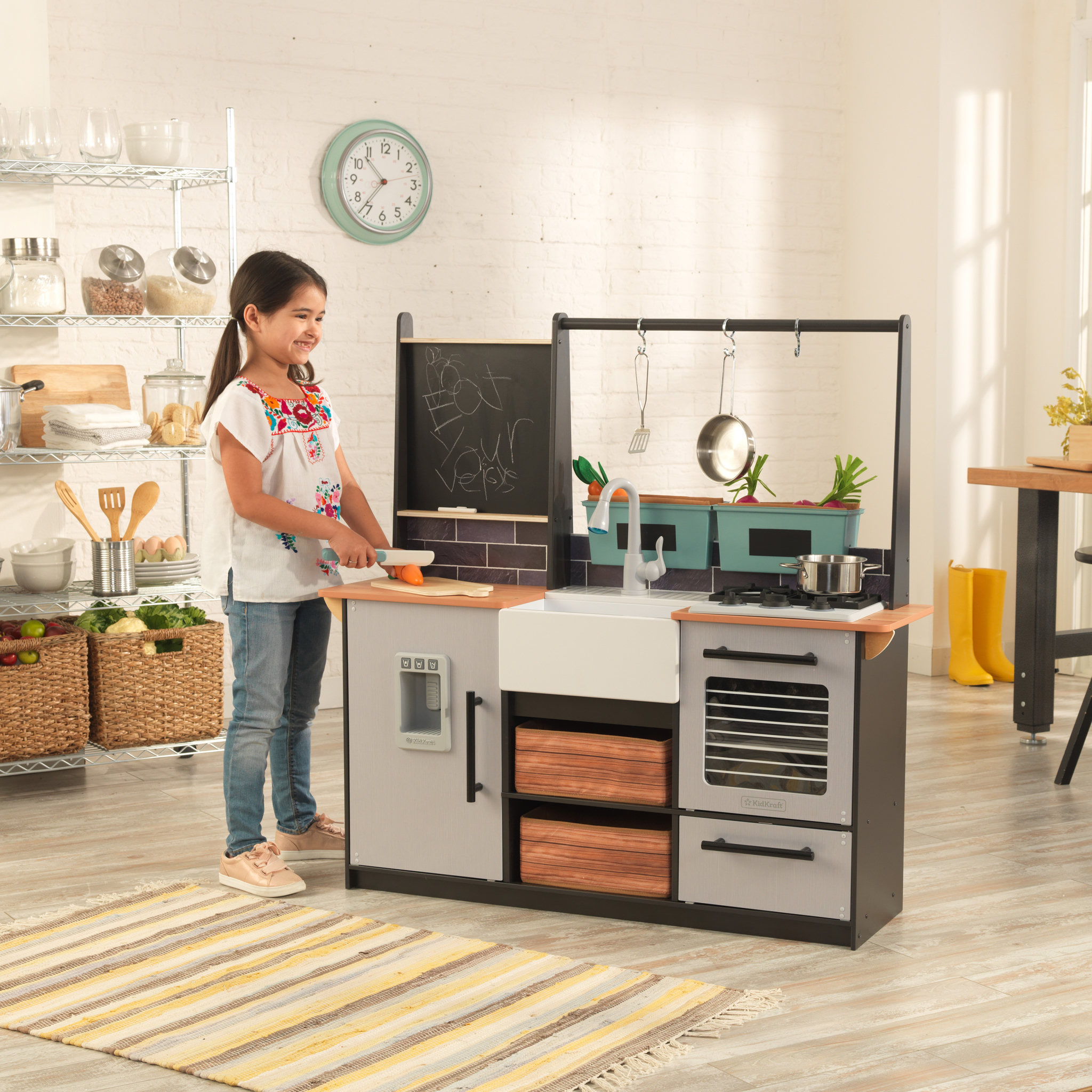 Voir la diapositive 3 : Kidkraft Cuisine Enfant Farm to Table