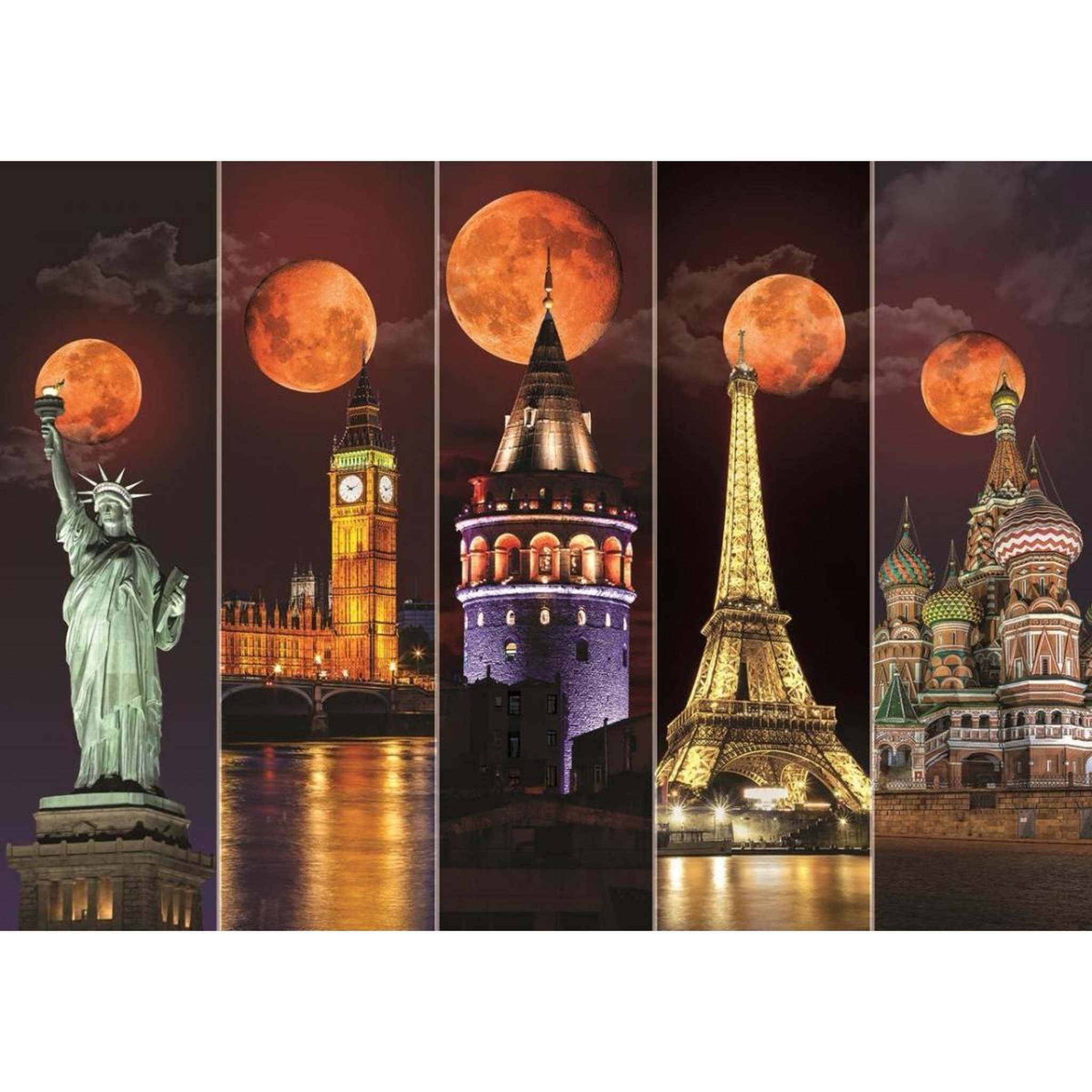 Voir la diapositive 2 : Art Puzzle Puzzle Wonderful Moon 1500 pieces