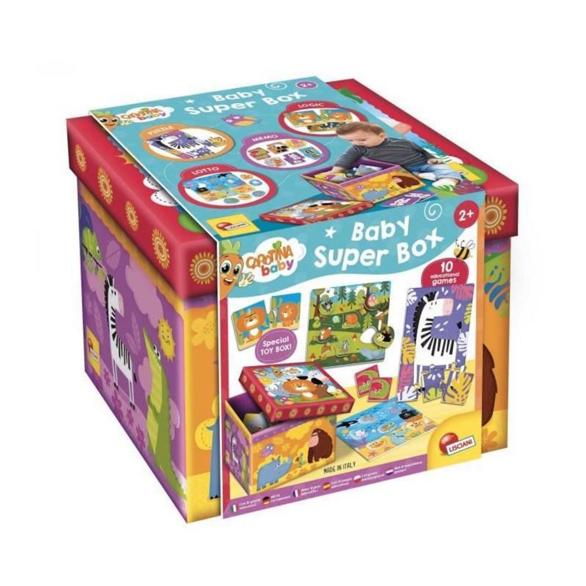 LISCIANI GIOCHI Super Box - CAROTINA BABY - Jeux éducatifs, Format géant