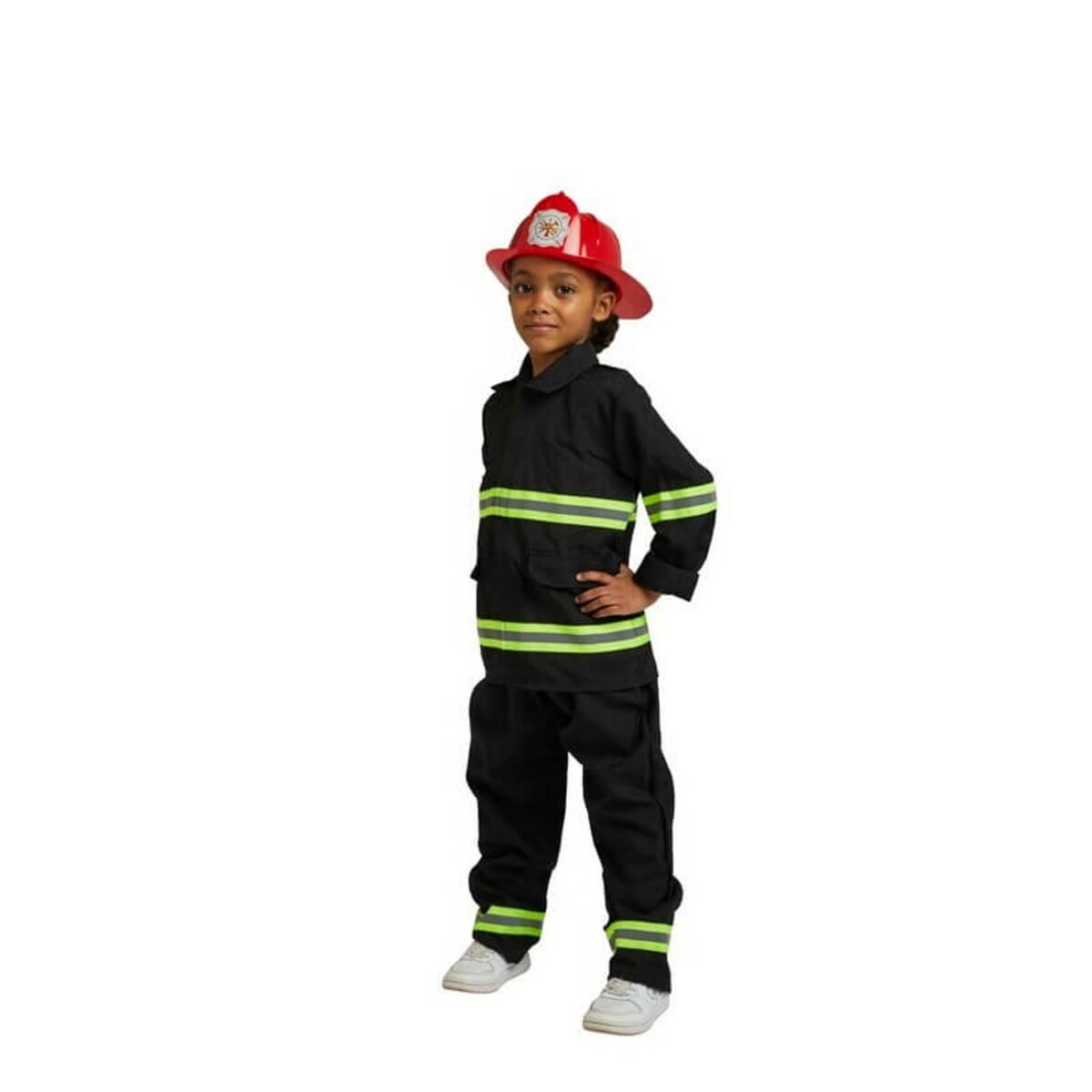 PICWICTOYS Déguisement - Pompier - Taille S (3-4 ans)
