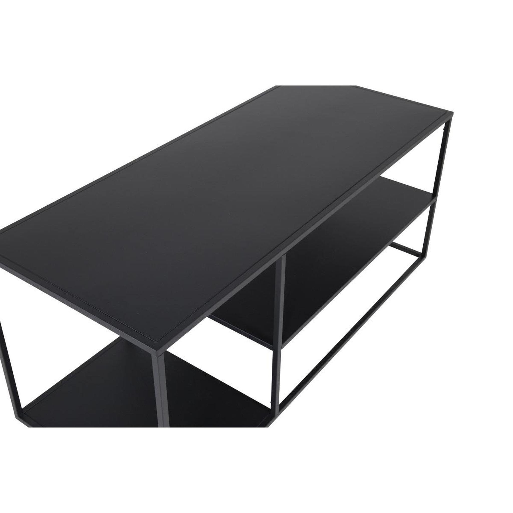 Voir la diapositive 3 : Paris Prix Table basse avec étagères  staal  120cm noir