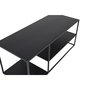 Voir la diapositive 3 : Paris Prix Table Basse Avec Étagères  Staal  120cm Noir