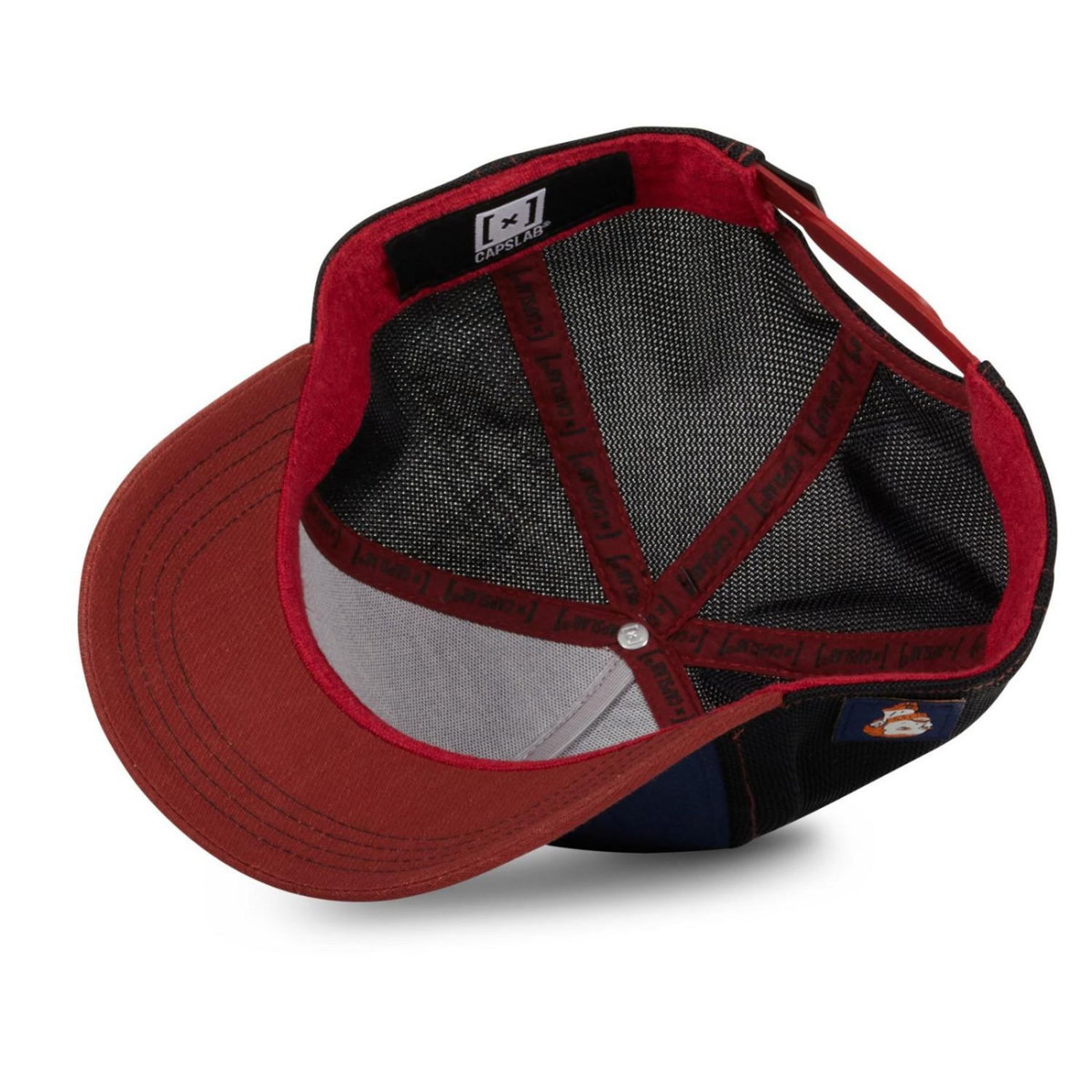 CAPSLAB Casquette homme trucker effet bamboo finitions premium Starry Night