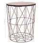 Voir la diapositive 6 : VIDAXL Table basse Cuivre Ø 47 cm