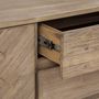 Voir la diapositive 5 : ATMOSPHERA Buffet 3 tiroirs et 2 portes Aeris en bois - Marron