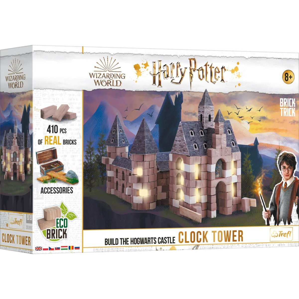 Trefl Puzzle 3D Brick Trick Harry Potter Tour de l'Horloge pas