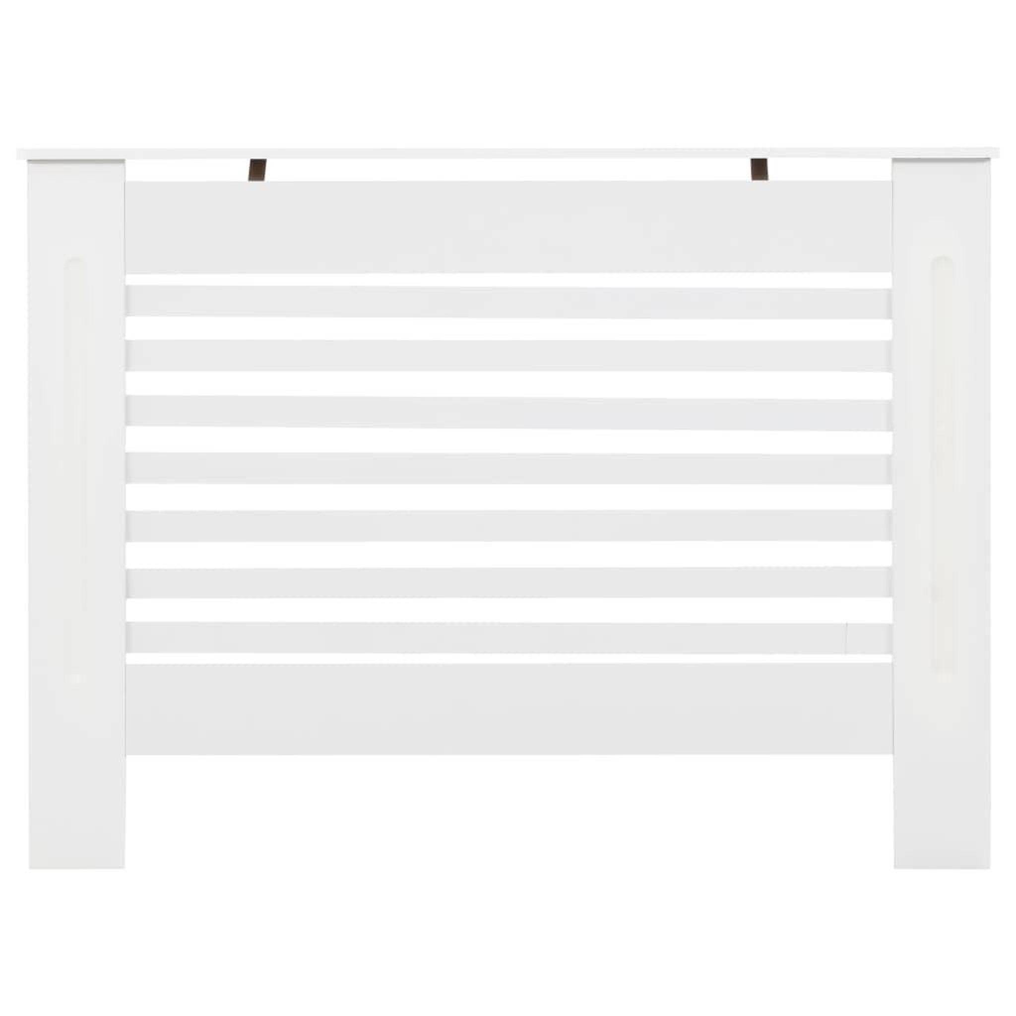 Voir la diapositive 4 : VIDAXL Cache-radiateurs 2 pcs Blanc 112x19x81,5 cm MDF