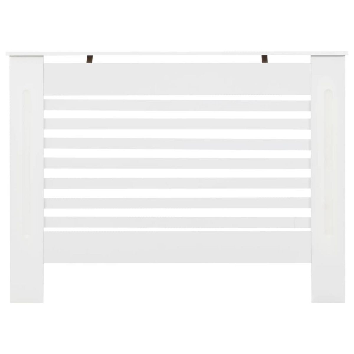 VIDAXL Cache-radiateurs 2 pcs Blanc 112x19x81,5 cm MDF