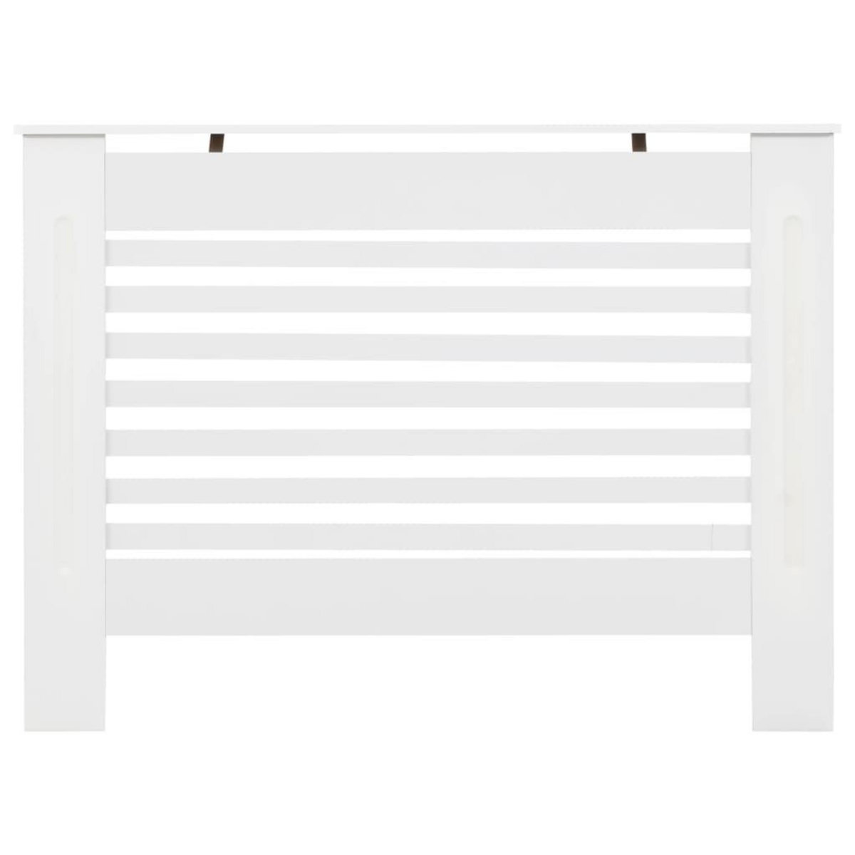 VIDAXL Cache-radiateurs 2 pcs Blanc 112x19x81,5 cm MDF