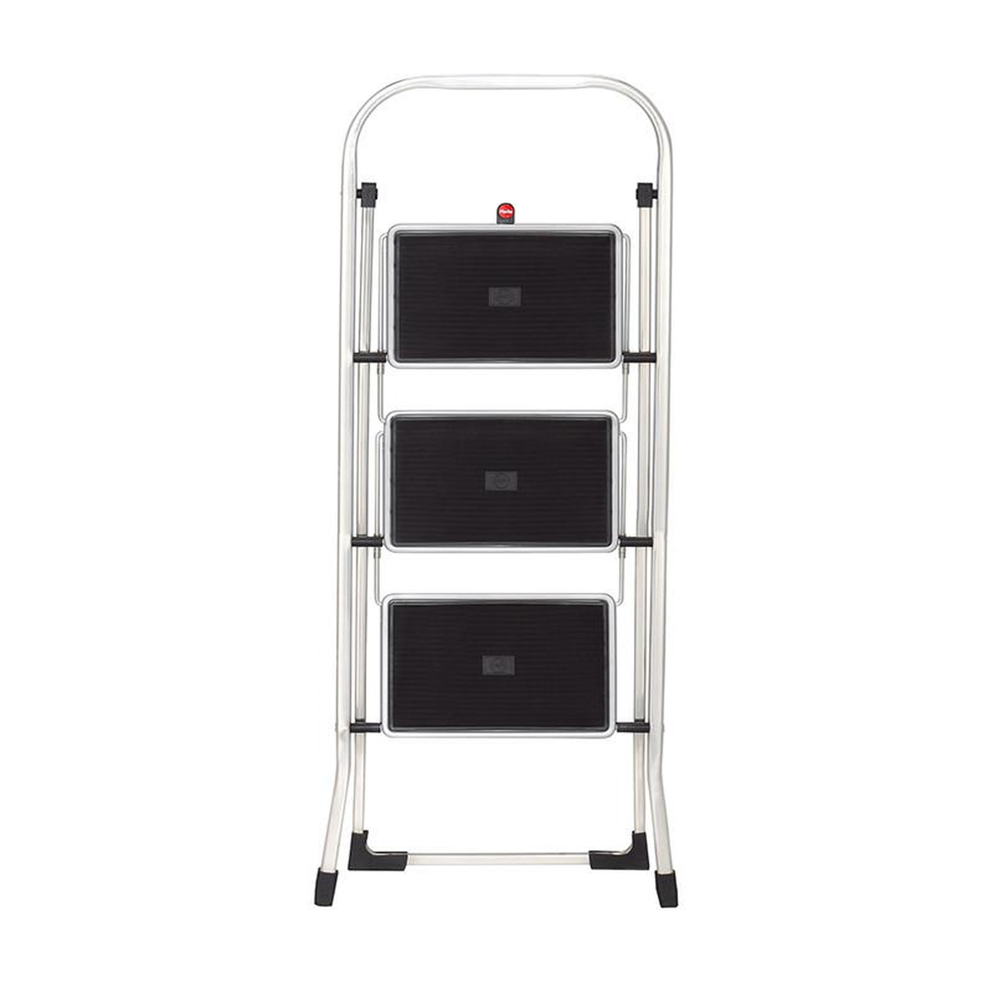Voir la diapositive 3 : HAILO Marche pied 3 marches pliable antidérapant en aluminium Hailo K30
