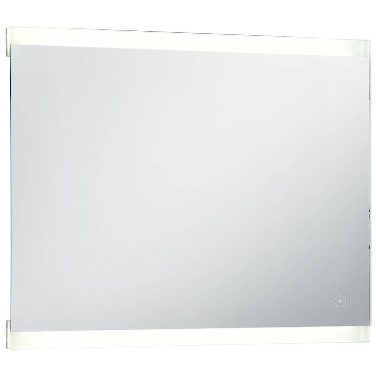 VIDAXL Miroir mural a LED de salle de bain et capteur tactile 80x60 cm