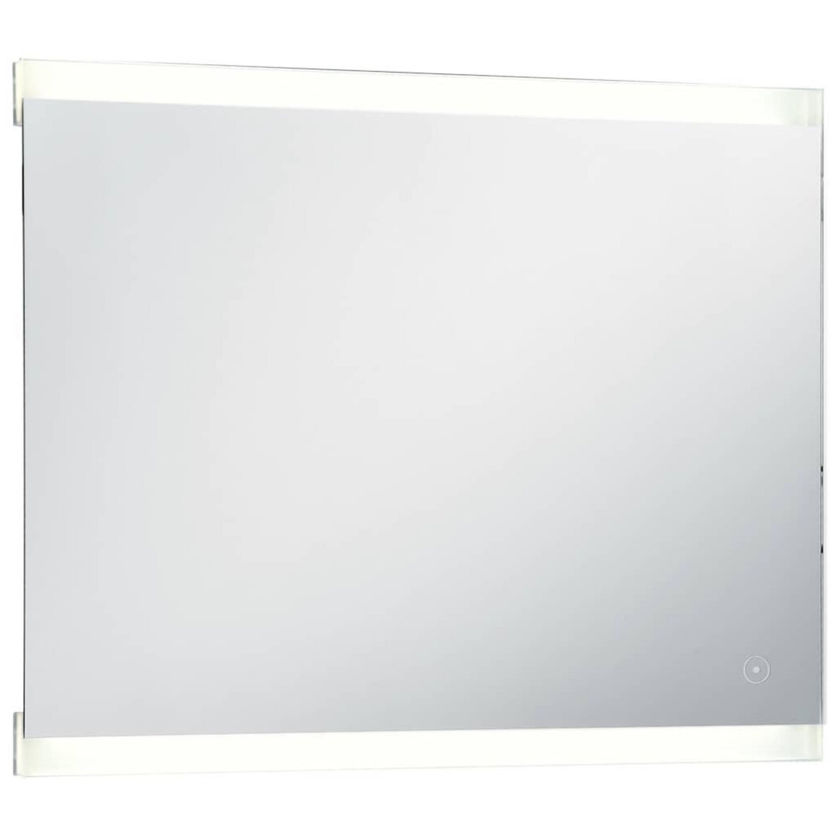 VIDAXL Miroir mural a LED de salle de bain et capteur tactile 80x60 cm
