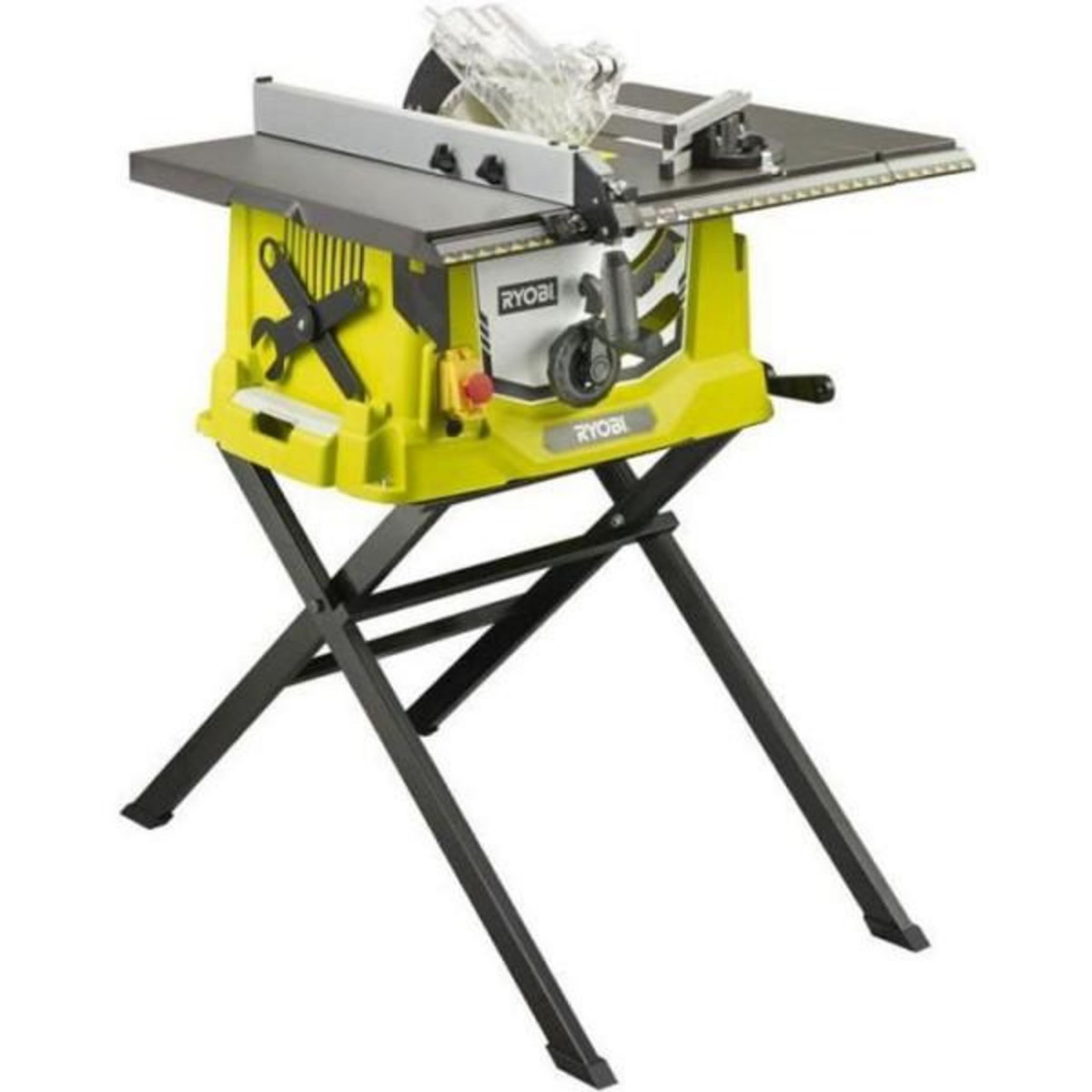 Ryobi Scie sur table - RYOBI - 1800 W - Pietement rétractable - Lame 254 mm 48 dents