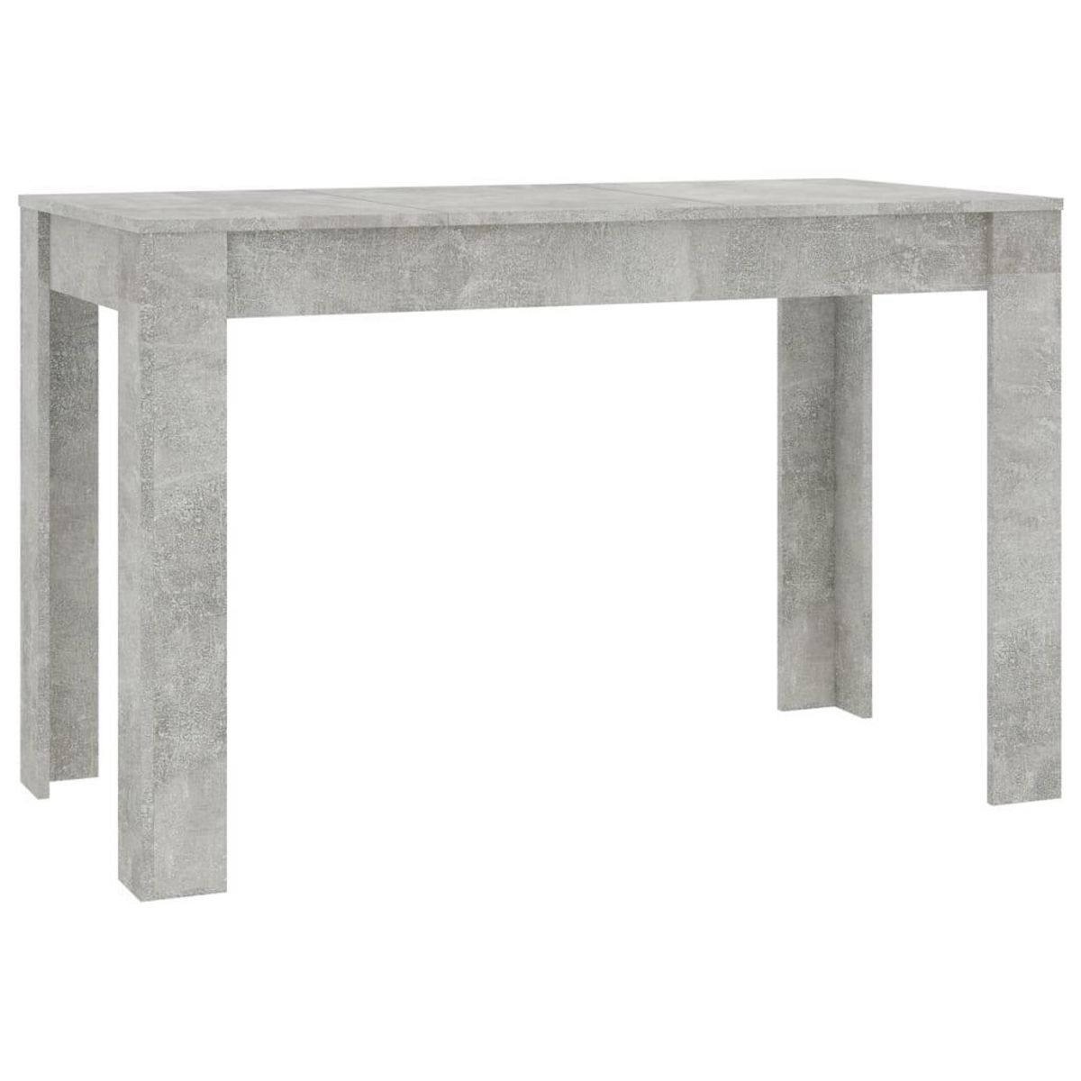 VIDAXL Table a manger Gris beton 120x60x76 cm Bois d'ingenierie