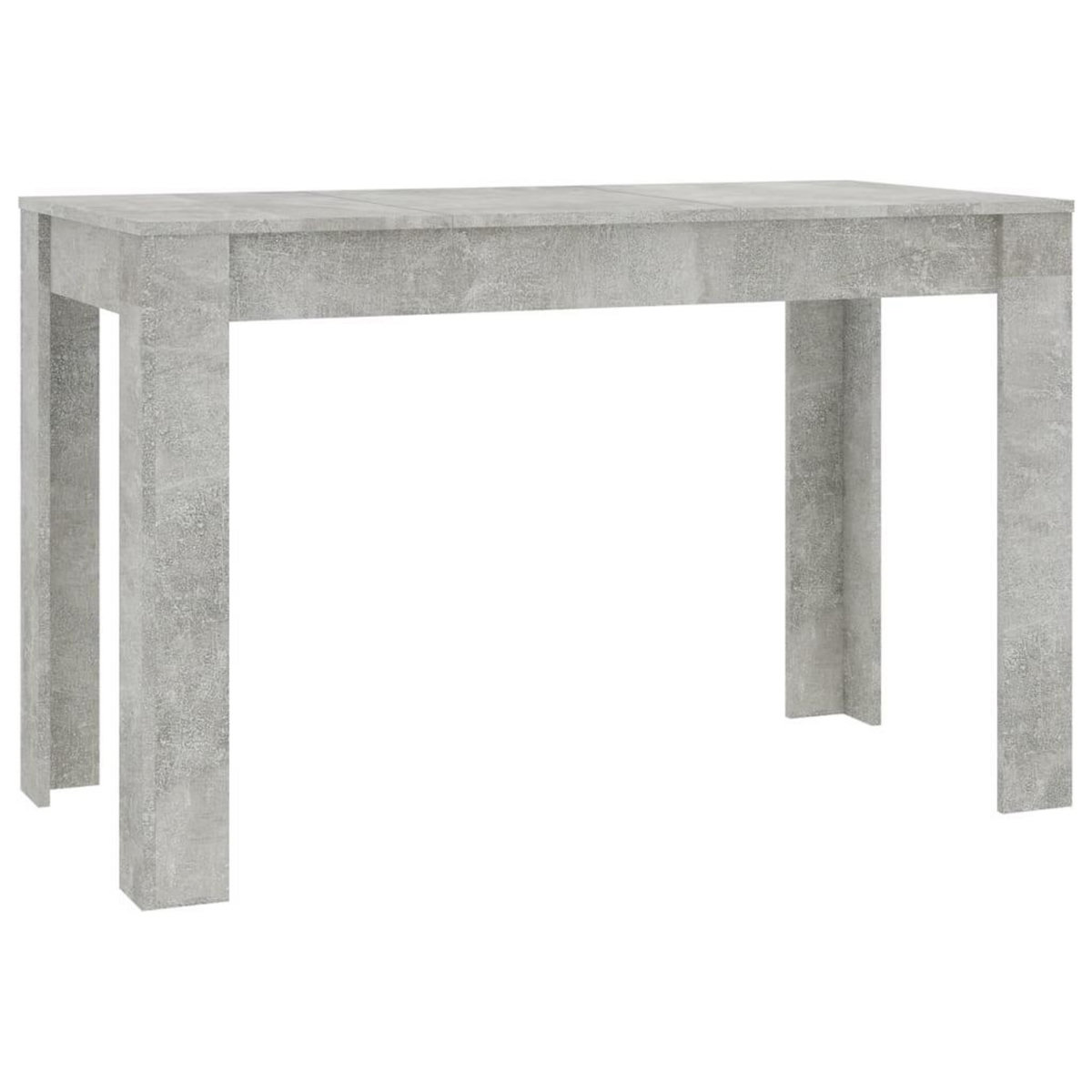 VIDAXL Table a manger Gris beton 120x60x76 cm Bois d'ingenierie