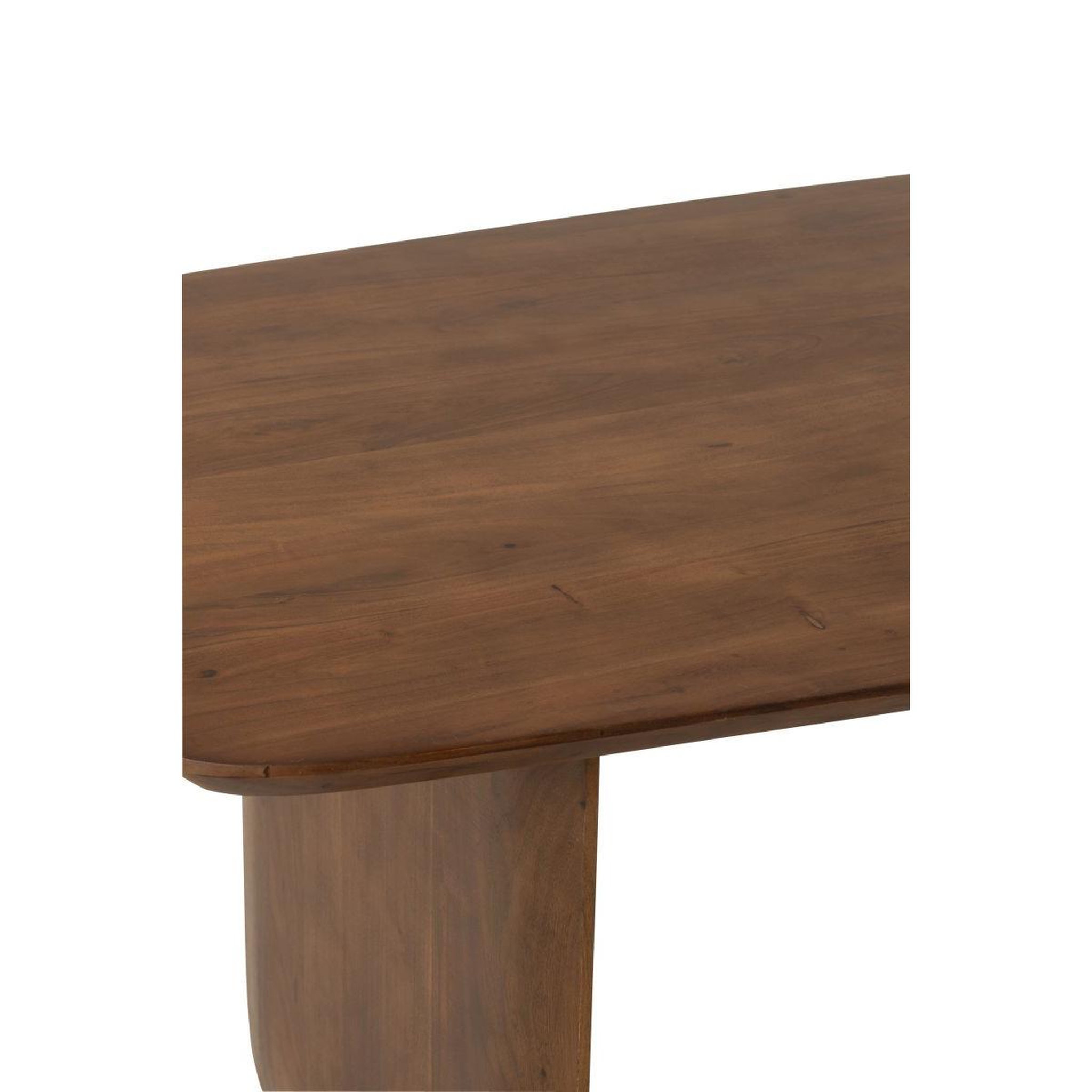 Voir la diapositive 4 : J-LINE Table à manger en bois  william  190cm marron