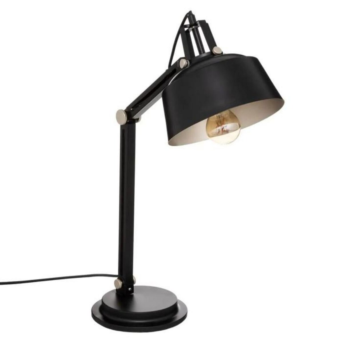 ATMOSPHERA Lampe à Poser Arc Design  Deep Soul  55cm Noir