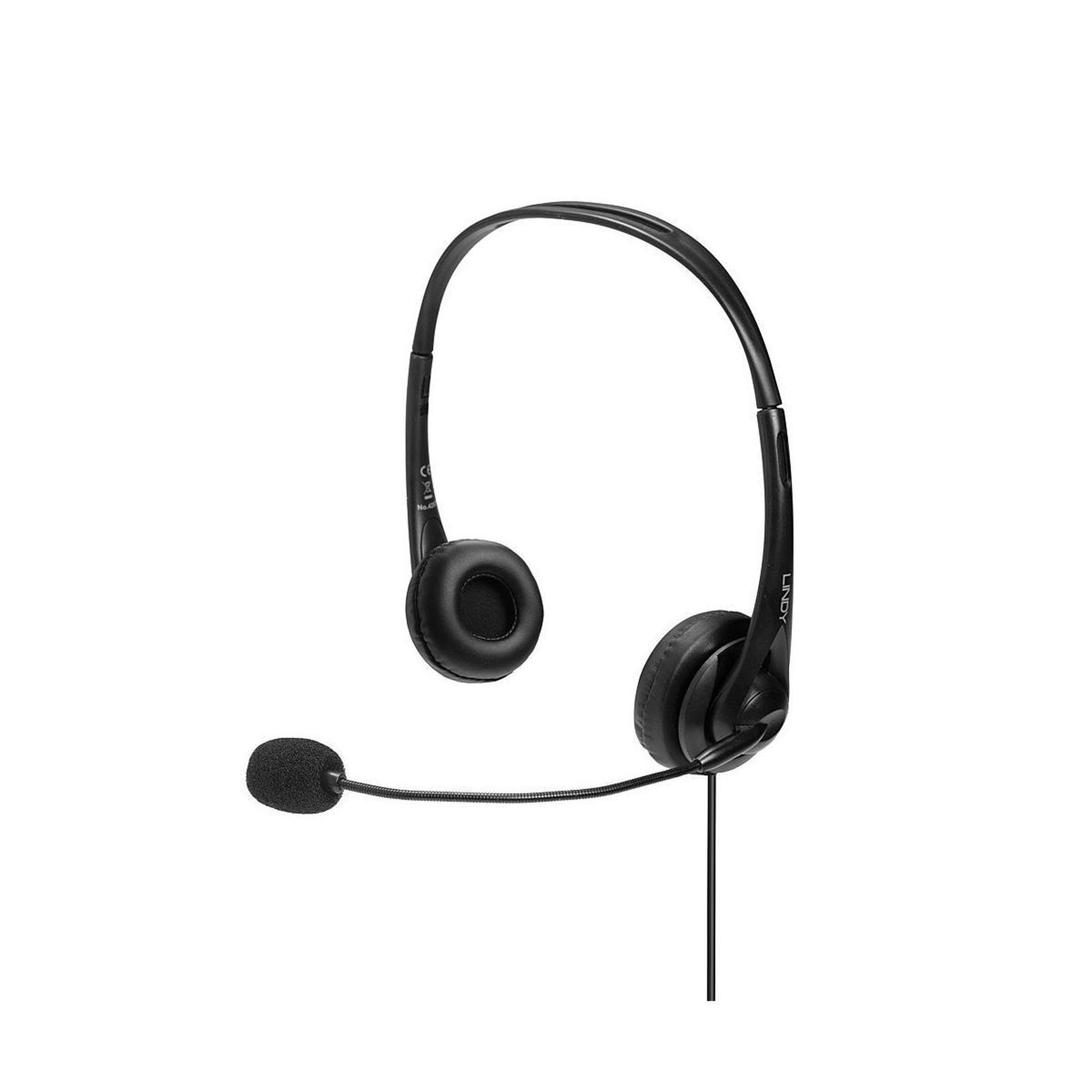 Voir la diapositive 2 : LINDY Casque USB Lindy avec microphone flexible