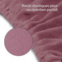 Voir la diapositive 4 : VIVEZEN Kit complet de housses pour table de massage - Éponge - Vieux rose