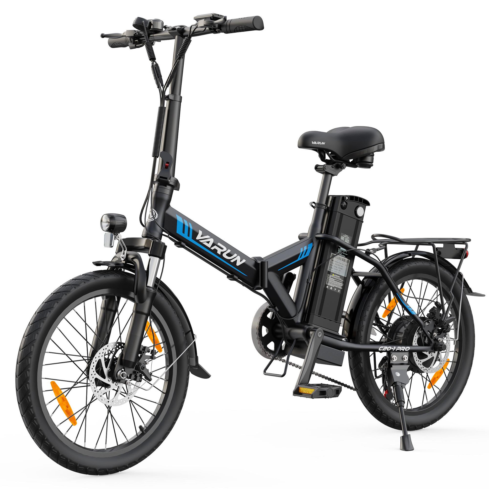 Voir la diapositive 1 : VARUN Vélo électrique pliable 20  varun c20-1 pro