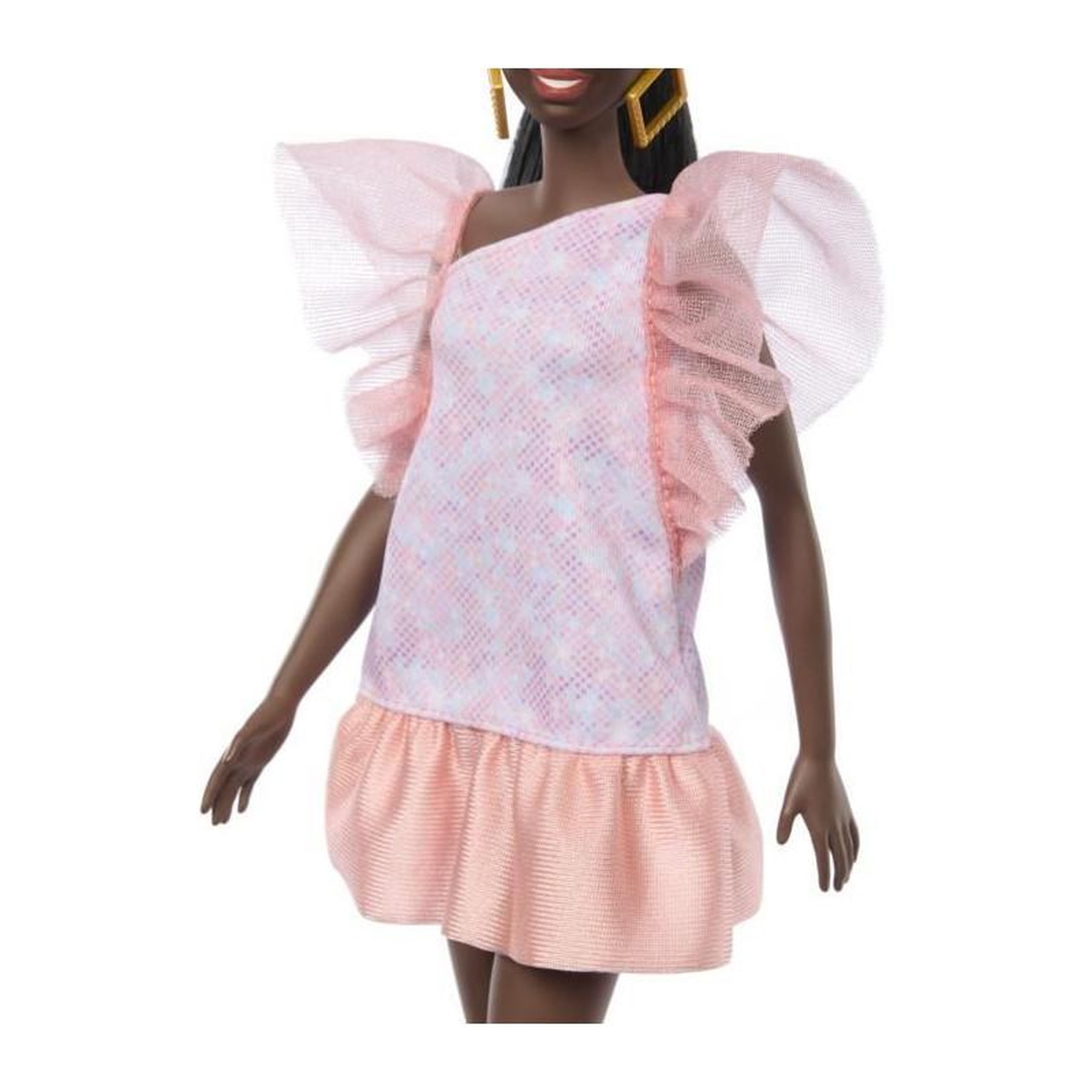 Voir la diapositive 4 : BARBIE FASHIONISTA ROBE VOLANTS - BARBIE - HRH14 - POUPEE MANNEQUIN BARBIE
