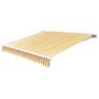 Voir la diapositive 2 : VIDAXL Tissu d'auvent Jaune tournesol/blanc 6 x 3 m (cadre non inclus)