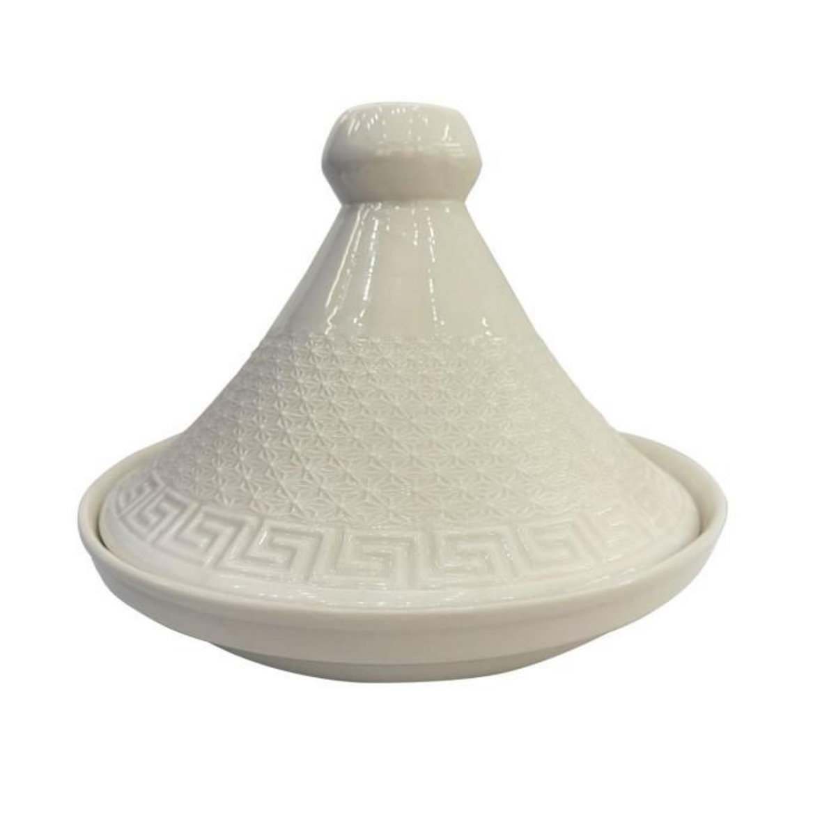 Paris Prix Plat à Tajine en Porcelaine  Clélia  25cm Blanc