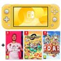 Console Nintendo Switch Lite Jaune + FIFA 20 + Sushi Striker : The Way of Sushido + Captain Toad : Treasure Tracker