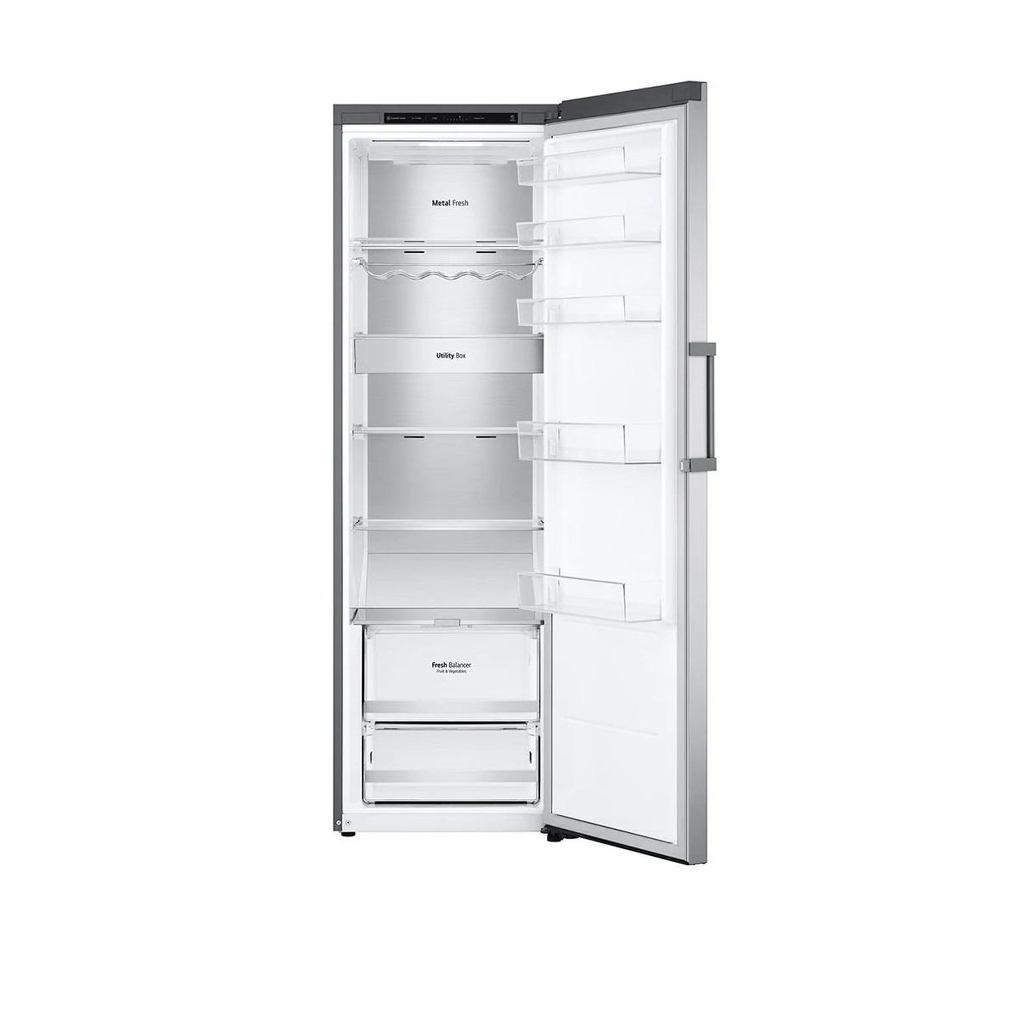 Voir la diapositive 3 : LG Refrigerateur 1 porte 60cm 386l ventilé new platinum - GLT71PZCSE