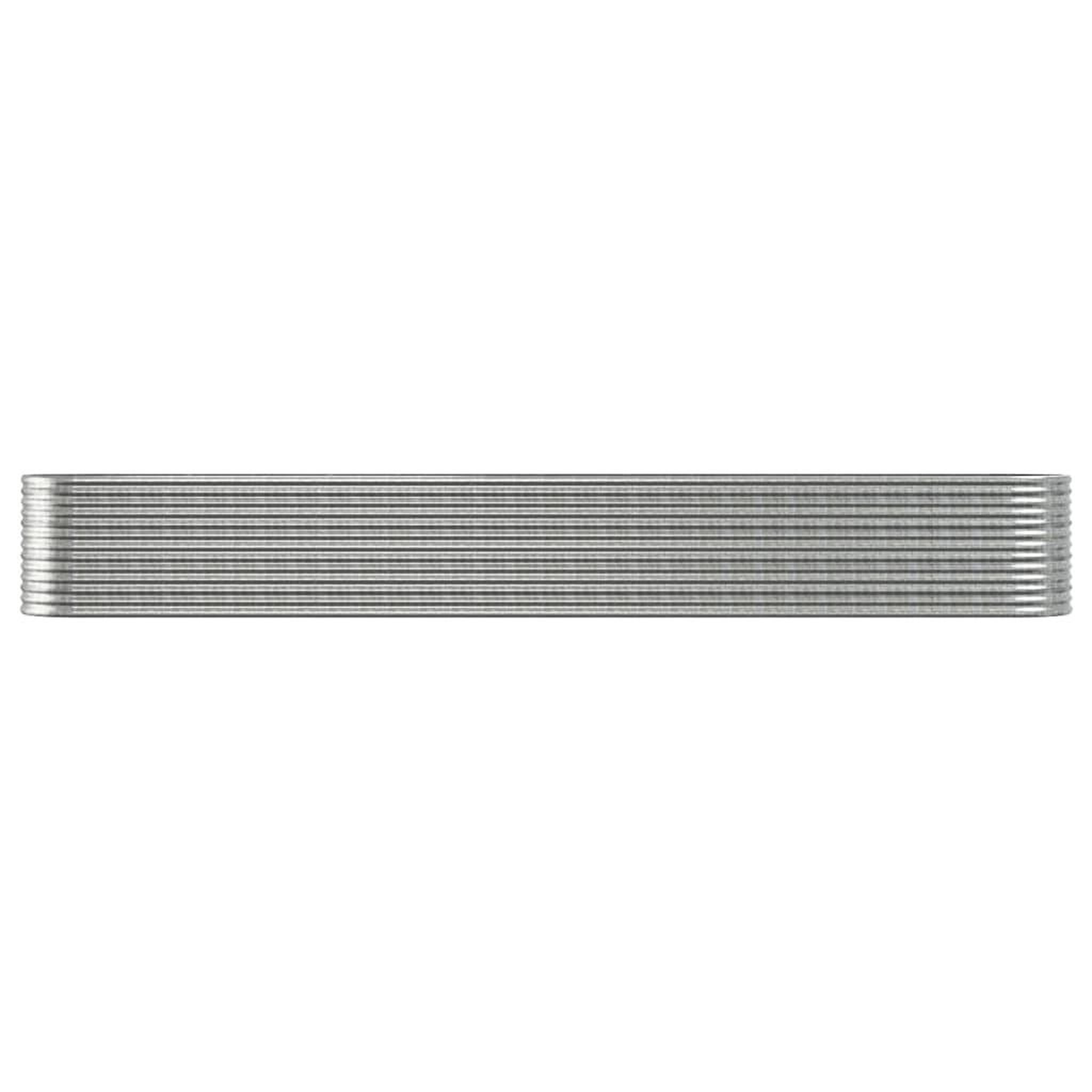 Voir la diapositive 3 : VIDAXL Lit sureleve de jardin Acier enduit de poudre Argente