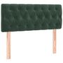 Voir la diapositive 2 : VIDAXL Tete de lit Vert fonce 100x7x78/88 cm Velours