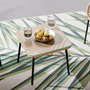 Voir la diapositive 5 : CONCEPT USINE Salon de jardin 2 places avec table naturel ACAPULCO