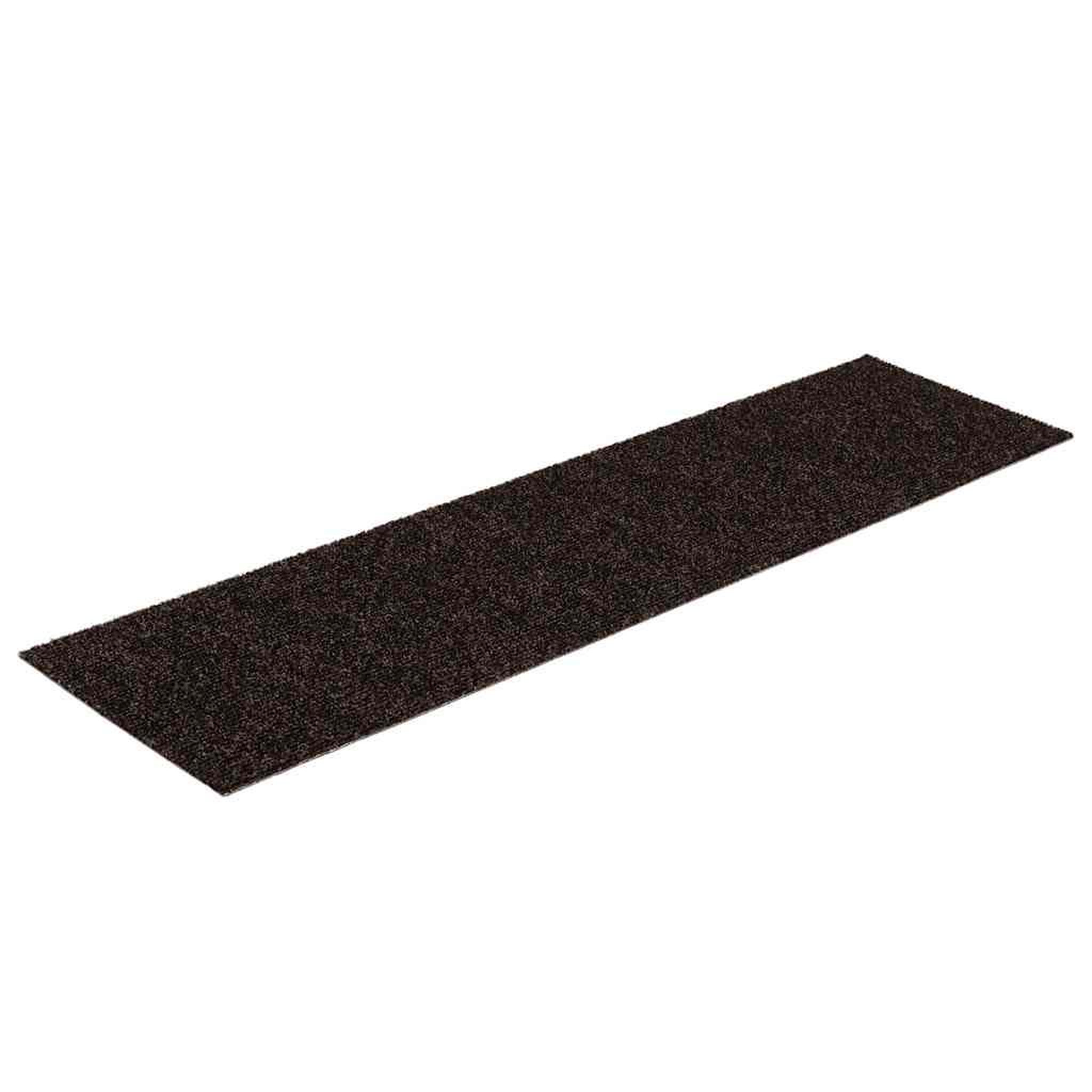 Voir la diapositive 3 : VIDAXL Tapis d'escalier auto-adhesifs 30 pcs marron fonce 76x20 cm