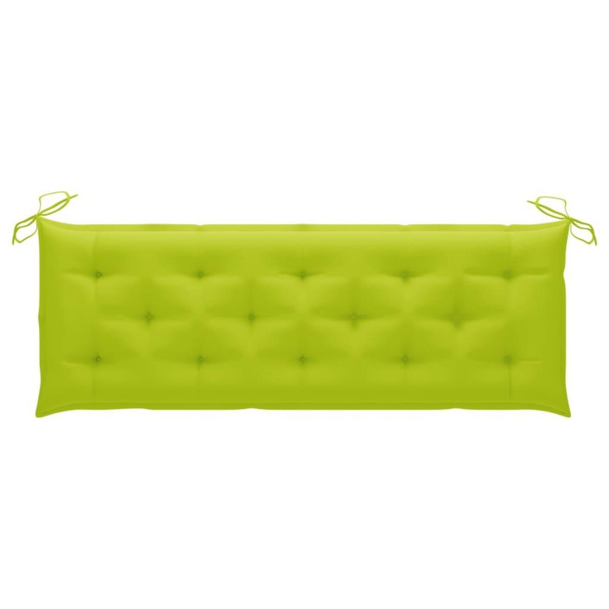 VIDAXL Banc de jardin empilable et coussin 159 cm Bois de teck massif