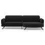 Voir la diapositive 4 : LISA DESIGN Terry - canapé d'angle droit 4 places avec têtières réglables en tissu texturé
