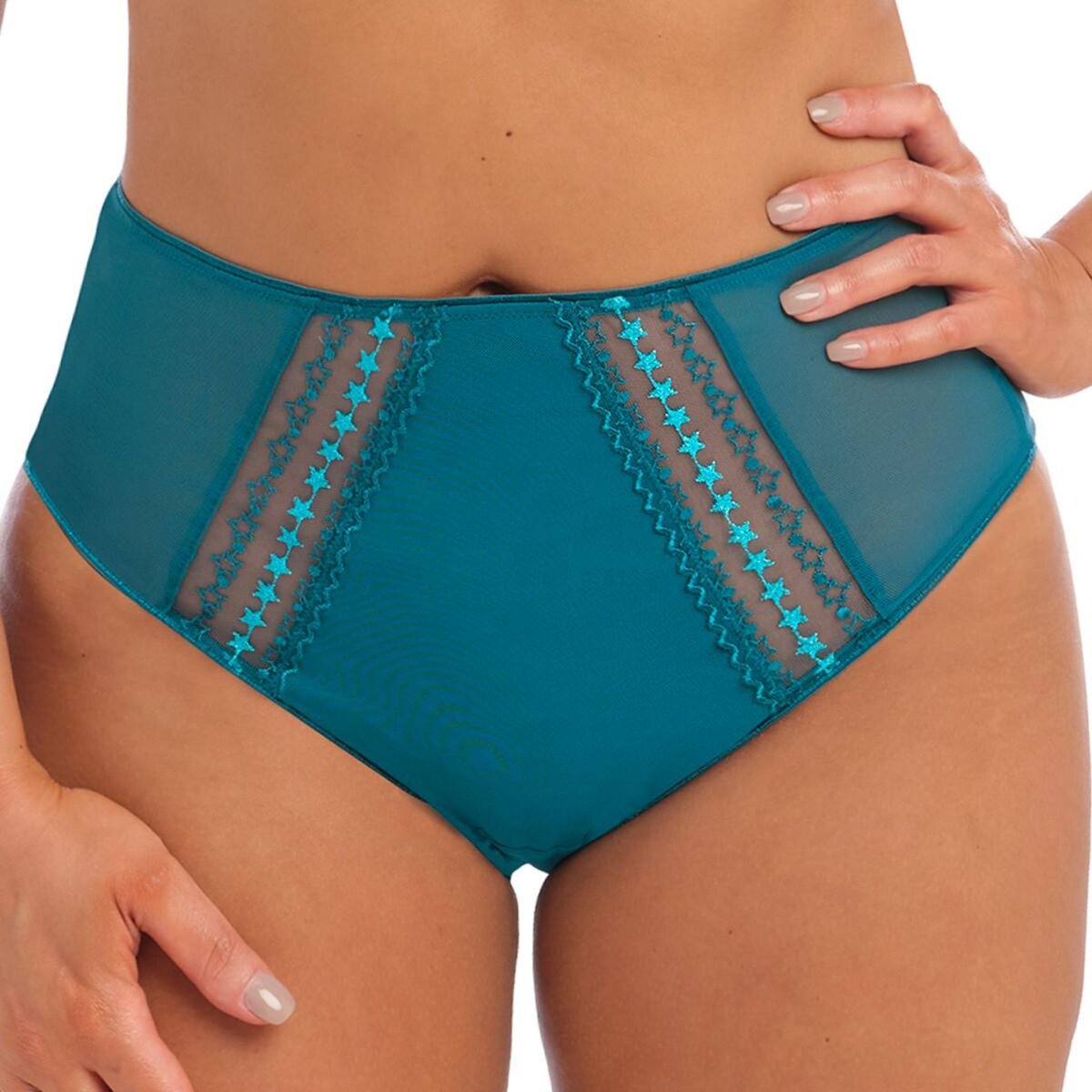 ELOMI Culotte taille haute Matilda blue star pas cher Auchan