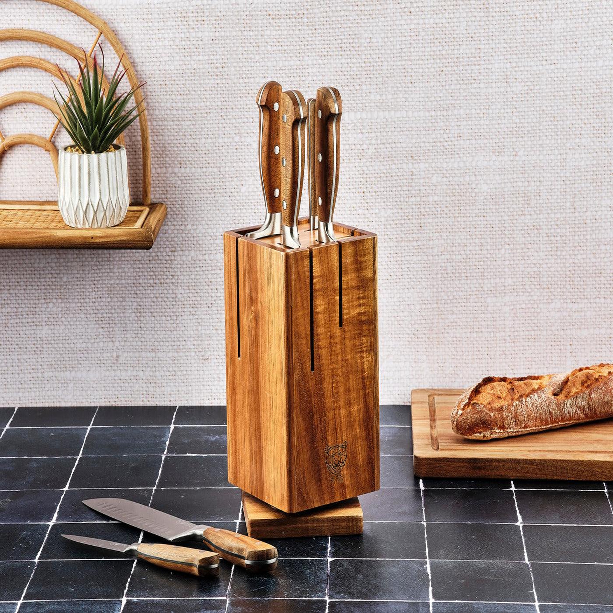 Voir la diapositive 2 : BJORN Bloc couteaux de cuisine jakob skagen - 7 pièces